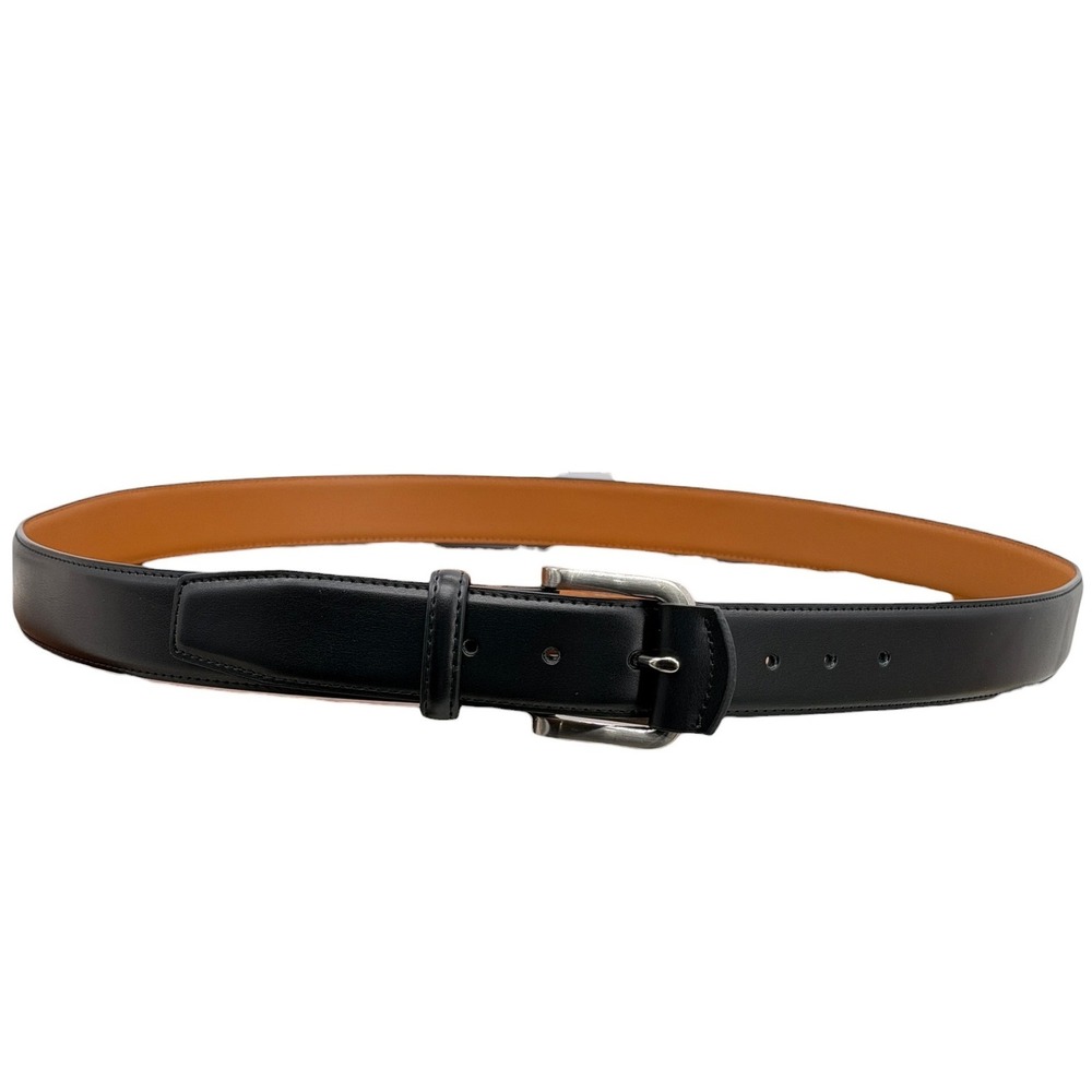 Bulliant Leather Belt Men SZ 52 Black Classic Office Detachable Strap Practical
